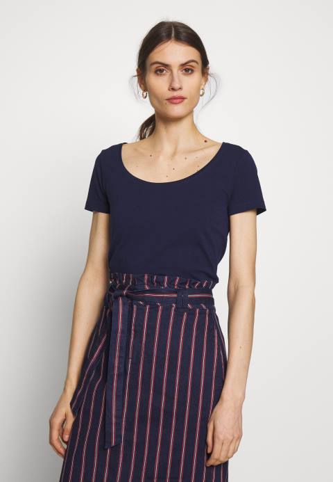 mujer Pack de 3 camiseta básica blanco/marino/gris claro melange Anna Field 84Z8271