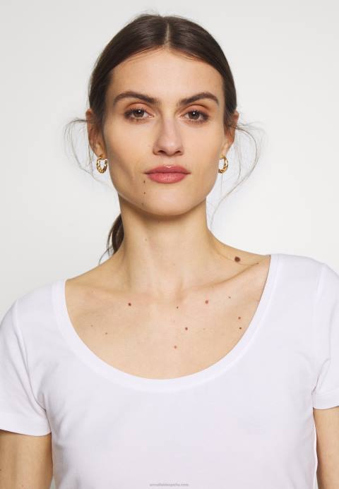 mujer Pack de 3 camiseta básica blanco/marino/gris claro melange Anna Field 84Z8271