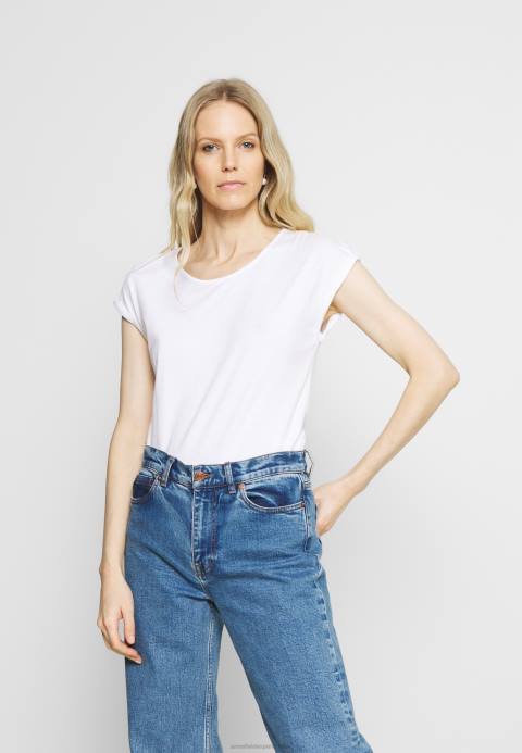 mujer Pack de 3 camisetas básicas negro/blanco/gris claro jaspeado Anna Field 84Z8266