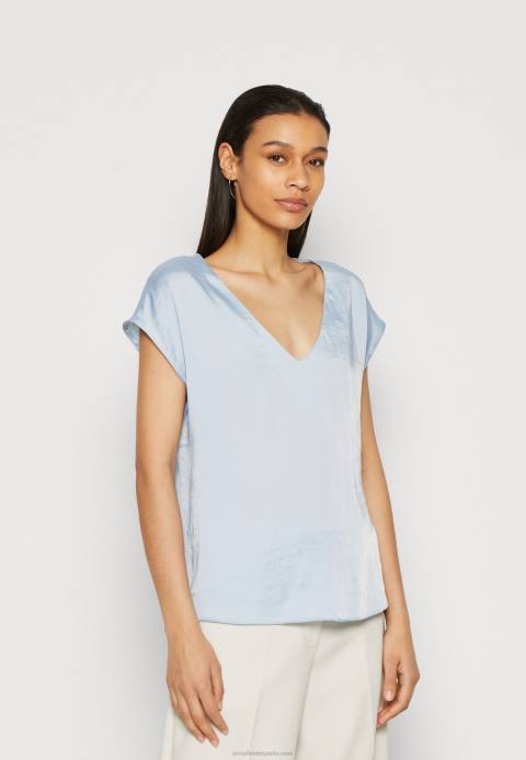 mujer camiseta básica azul claro Anna Field 84Z8282