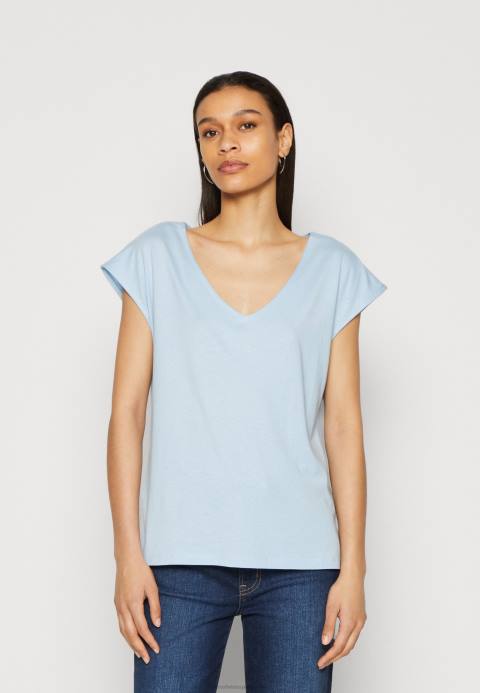 mujer camiseta básica azul claro Anna Field 84Z8327