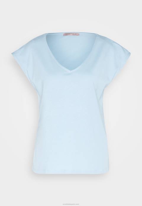 mujer camiseta básica azul claro Anna Field 84Z8327