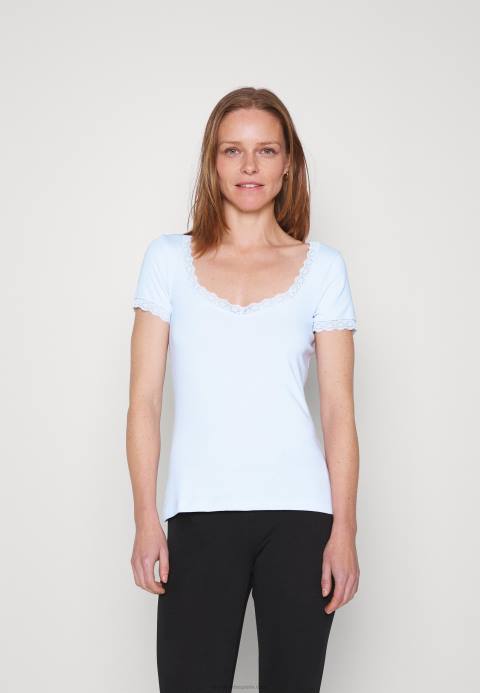 mujer camiseta básica azul claro Anna Field 84Z8338