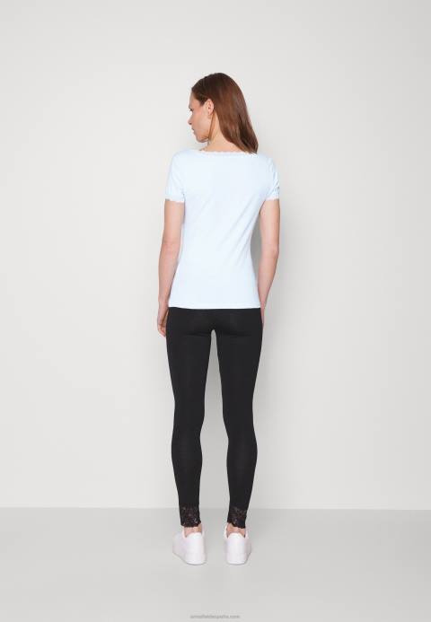 mujer camiseta básica azul claro Anna Field 84Z8338