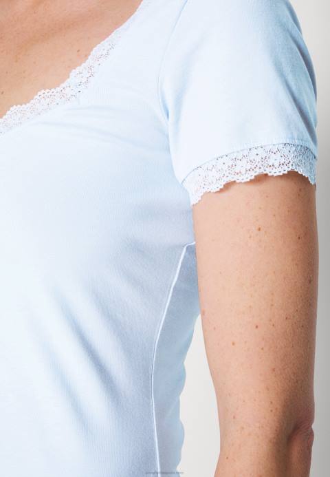 mujer camiseta básica azul claro Anna Field 84Z8338