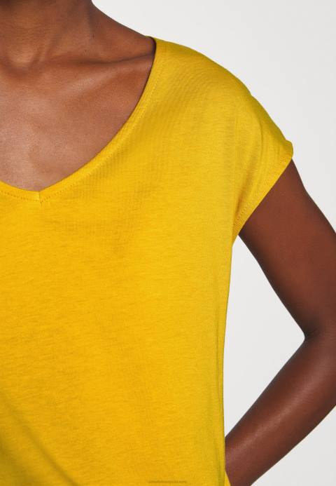 mujer camiseta basica amarillo dorado Anna Field 84Z8279
