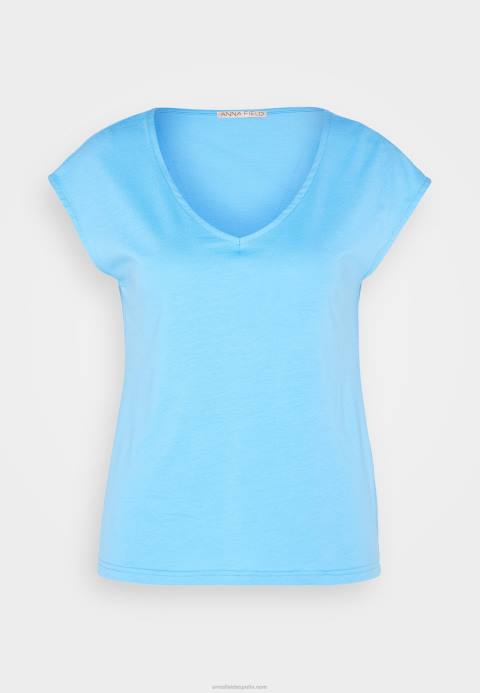 mujer camiseta basica azul Anna Field 84Z8276