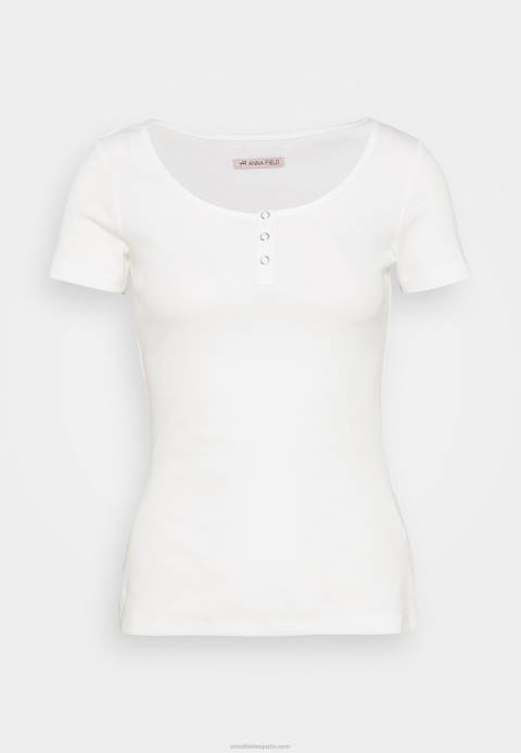 mujer camiseta basica blanca Anna Field 84Z8238