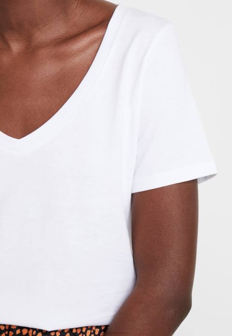 mujer camiseta basica blanca Anna Field 84Z8247