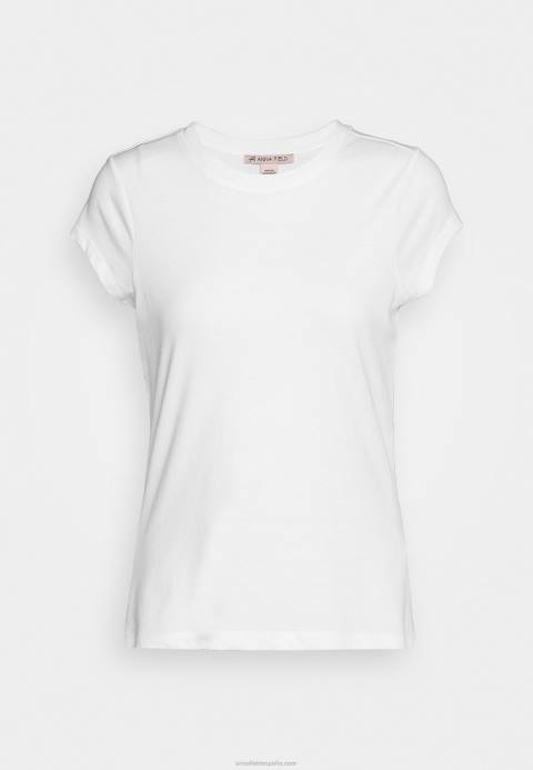 mujer camiseta basica blanca Anna Field 84Z8304