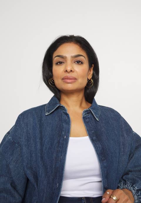 mujer camiseta basica blanca Anna Field 84Z8350