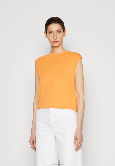 mujer camiseta basica naranja Anna Field 84Z8365