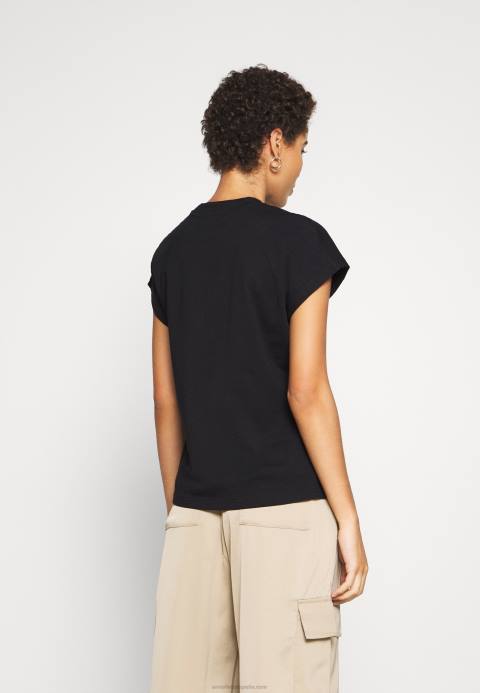 mujer camiseta basica negra Anna Field 84Z8244