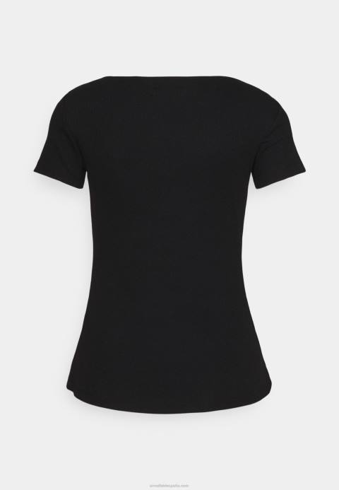 mujer camiseta basica negra Anna Field 84Z8248