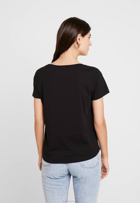 mujer camiseta basica negra Anna Field 84Z8287