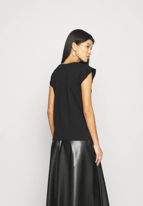 mujer camiseta basica negra Anna Field 84Z8314