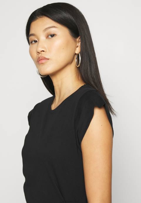 mujer camiseta basica negra Anna Field 84Z8314