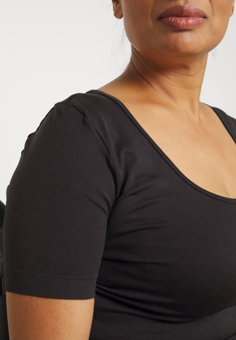 mujer camiseta basica negra Anna Field 84Z8374