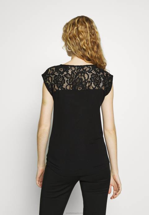 mujer camiseta basica negra Anna Field 84Z8379