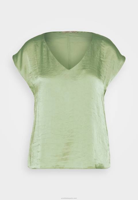 mujer camiseta basica verde oliva Anna Field 84Z8315
