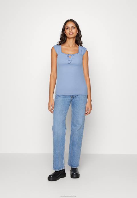 mujer camiseta estampada azul claro Anna Field 84Z8278