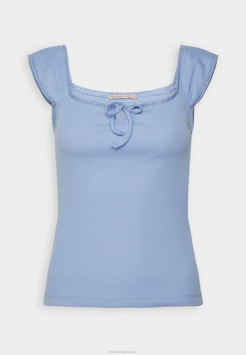 mujer camiseta estampada azul claro Anna Field 84Z8278