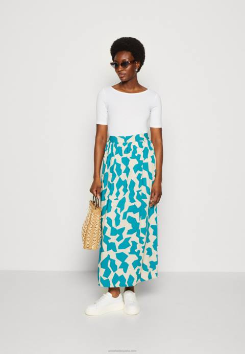 mujer camiseta estampada azul claro/blanco Anna Field 84Z8292