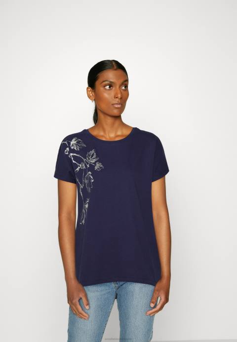 mujer camiseta estampada azul oscuro Anna Field 84Z8362