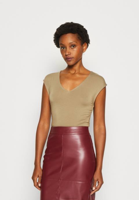 mujer camiseta estampada beis Anna Field 84Z8309