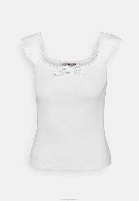 mujer camiseta estampada blanca Anna Field 84Z8258