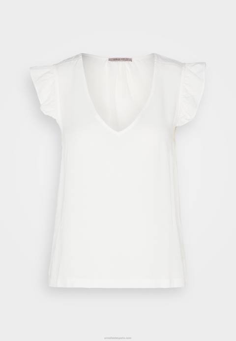 mujer camiseta estampada blanca Anna Field 84Z8265