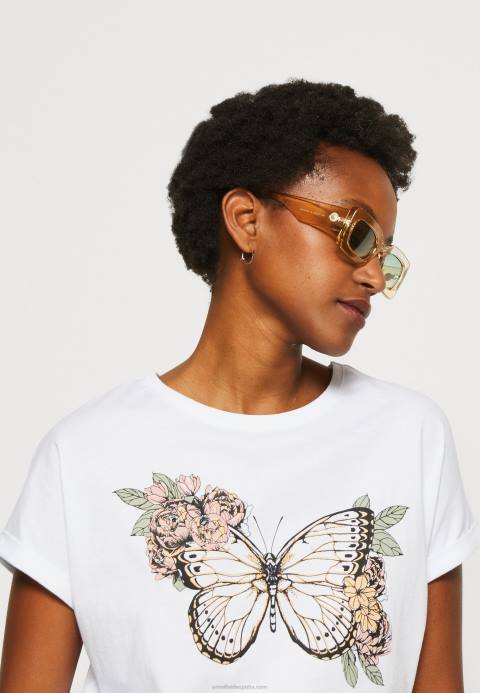 mujer camiseta estampada blanca Anna Field 84Z8333