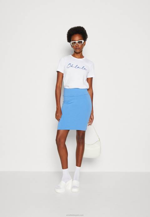 mujer camiseta estampada blanca Anna Field 84Z8347