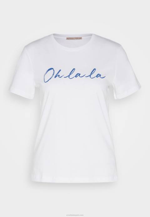 mujer camiseta estampada blanca Anna Field 84Z8347