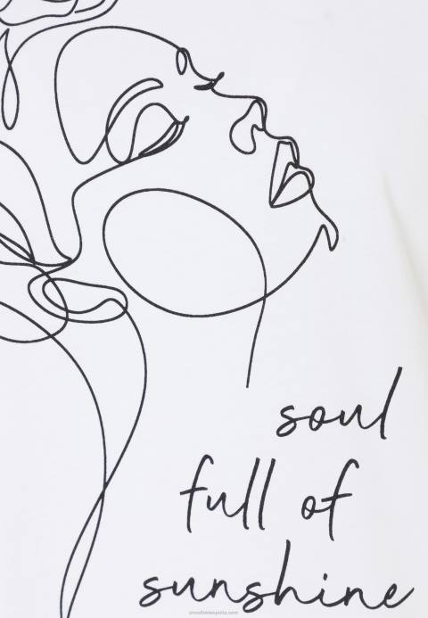 mujer camiseta estampada blanca Anna Field 84Z8364