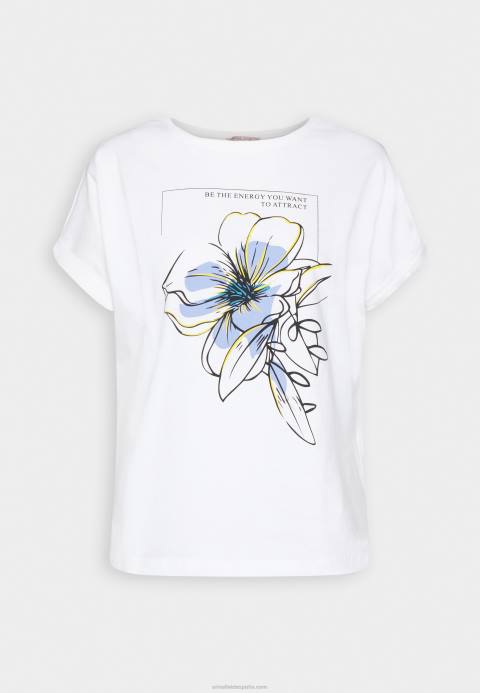 mujer camiseta estampada blanca Anna Field 84Z8367