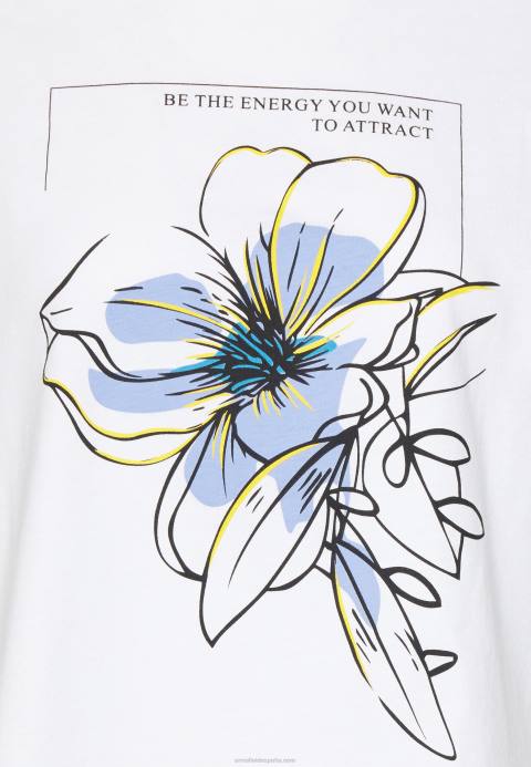 mujer camiseta estampada blanca Anna Field 84Z8367