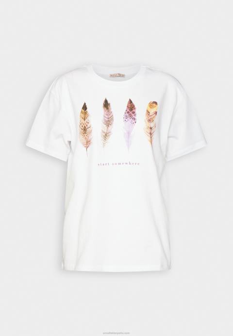mujer camiseta estampada blanca Anna Field 84Z8372