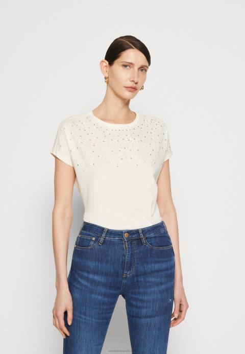 mujer camiseta estampada blanco roto Anna Field 84Z8369