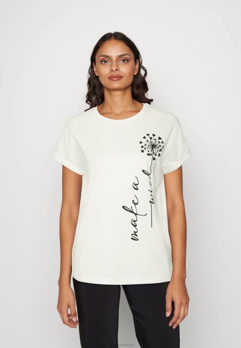 mujer camiseta estampada blanco roto Anna Field 84Z8370