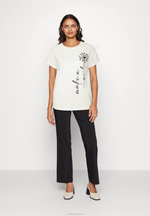 mujer camiseta estampada blanco roto Anna Field 84Z8370