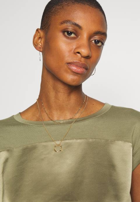 mujer camiseta estampada martini verde oliva Anna Field 84Z8256