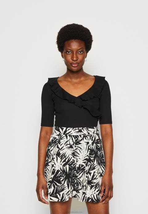 mujer camiseta estampada negra Anna Field 84Z8268