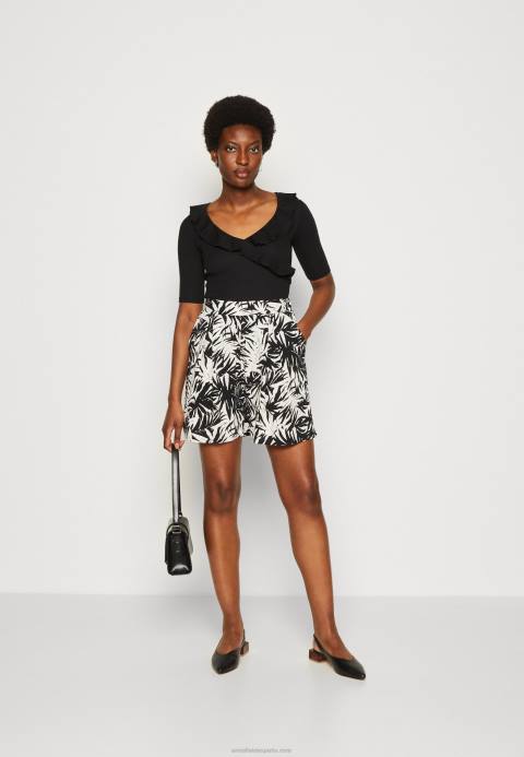 mujer camiseta estampada negra Anna Field 84Z8268