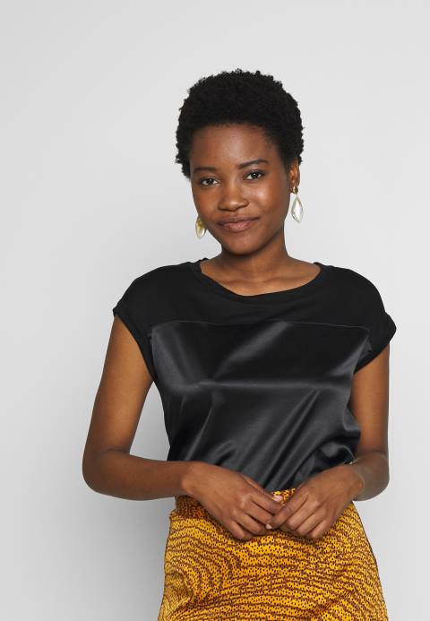 mujer camiseta estampada negra Anna Field 84Z8274