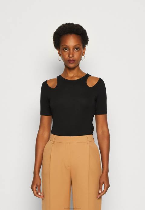 mujer camiseta estampada negra Anna Field 84Z8307