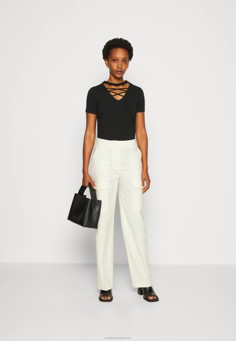 mujer camiseta estampada negra Anna Field 84Z8325