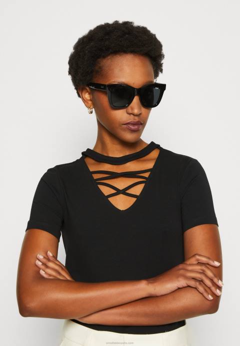 mujer camiseta estampada negra Anna Field 84Z8325