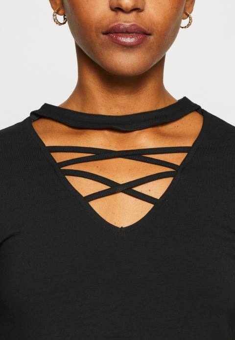 mujer camiseta estampada negra Anna Field 84Z8325