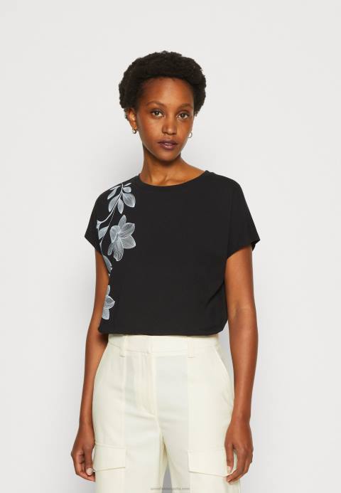 mujer camiseta estampada negra Anna Field 84Z8331